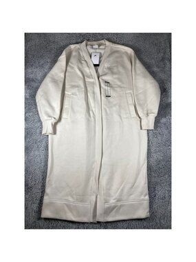 Nike Phoenix Fleece Oversized Long Cardigan Size Medium Women Orewood FV8036-104